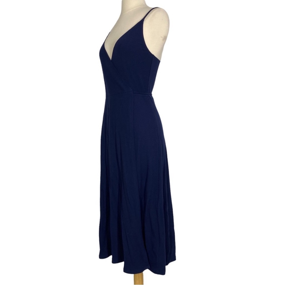 Reformation Vicky Ribbed Wrap Dress - Picture 2 of 6